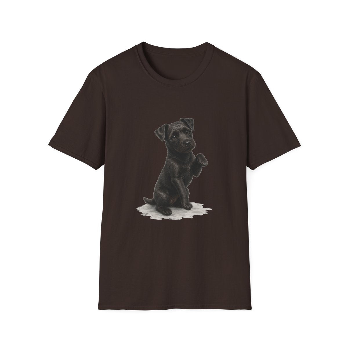 Just One Bite Patterdale Terrier Tee - Dark Chocolate