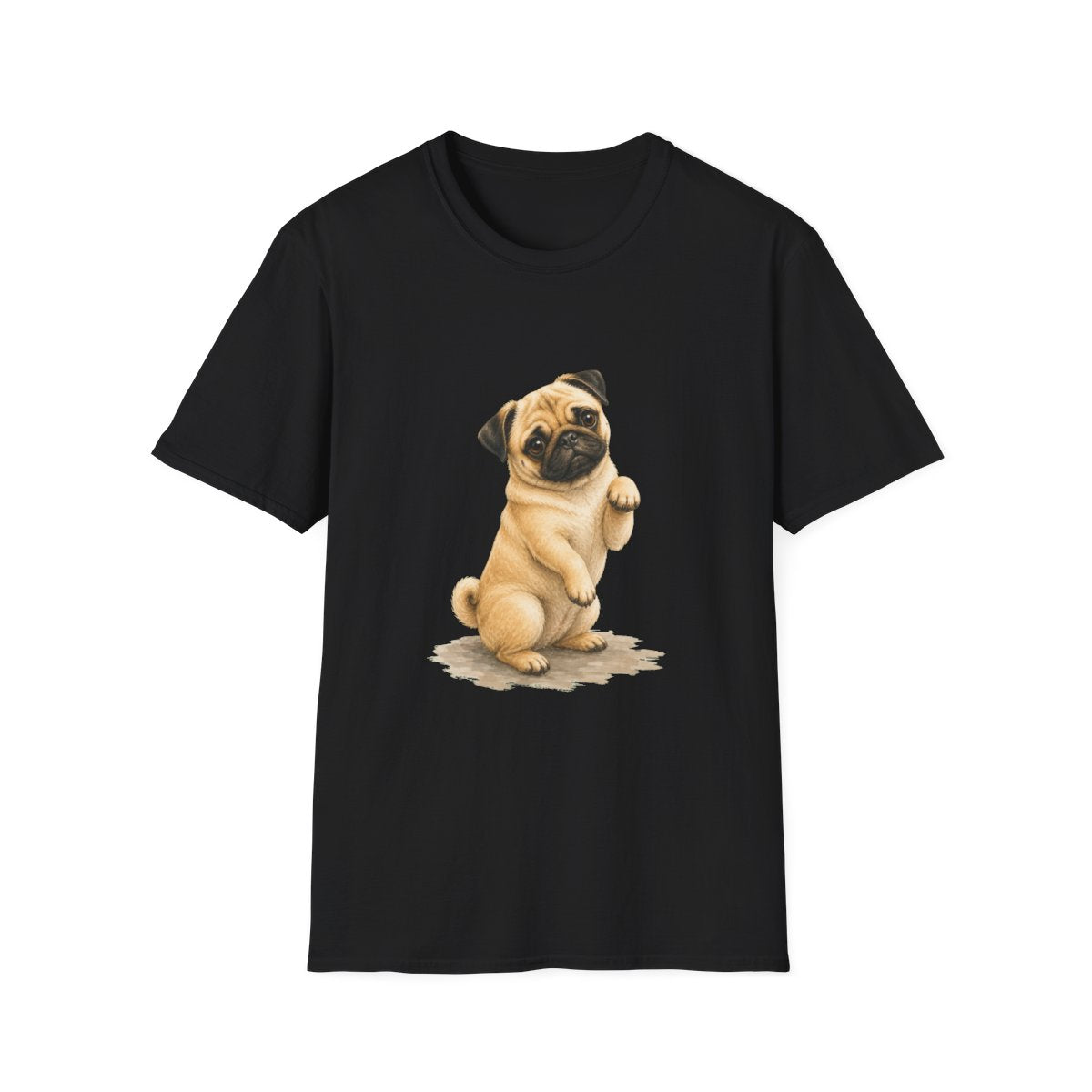 Just One Bite Pug Tee - Black