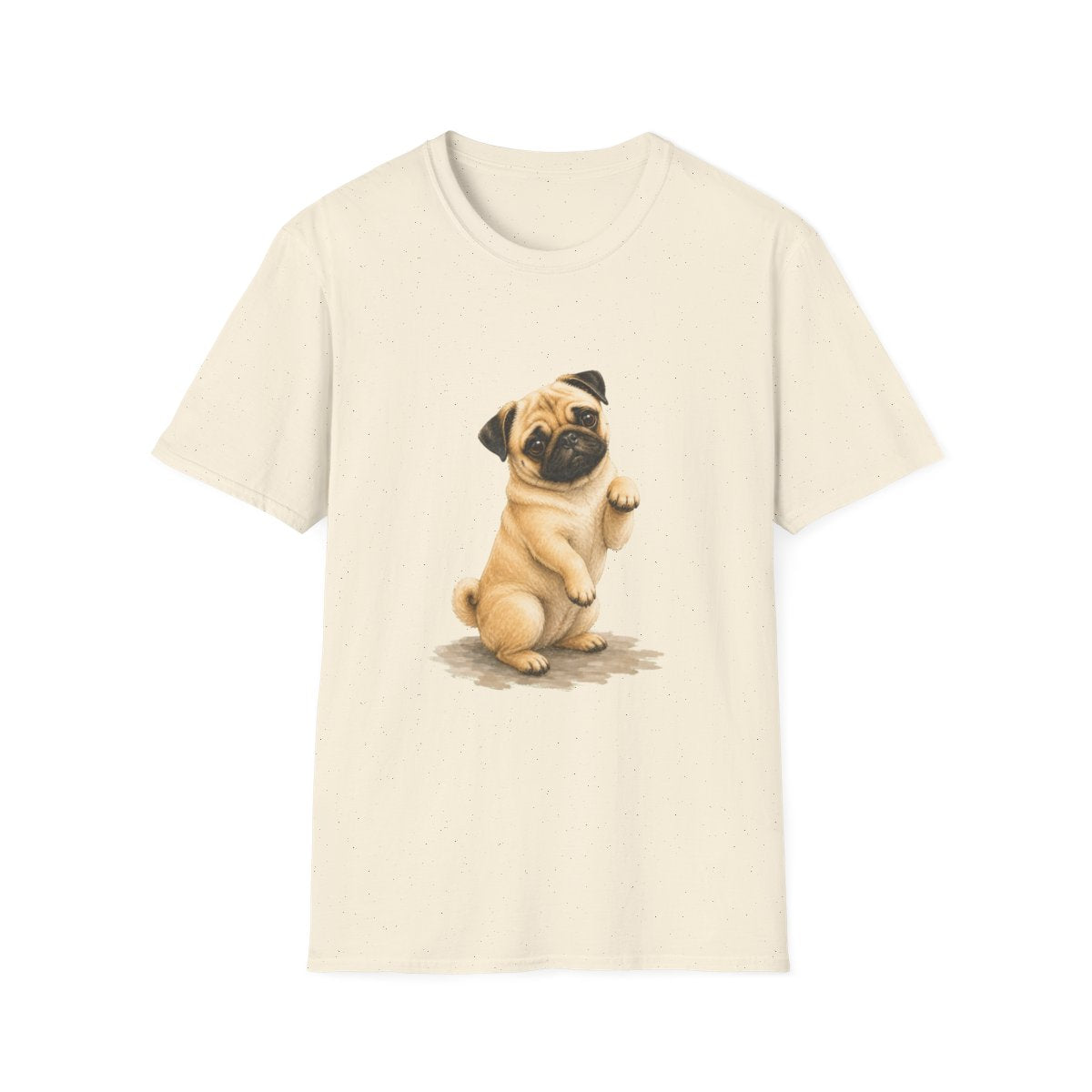 Just One Bite Pug Tee - Natural