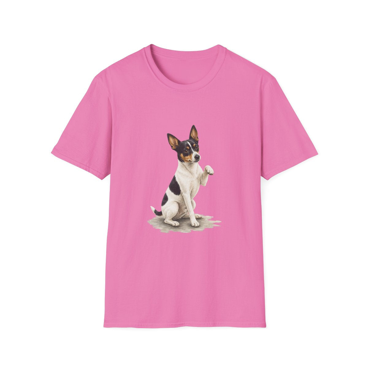 Just One Bite Rat Terrier Tee - Azalea