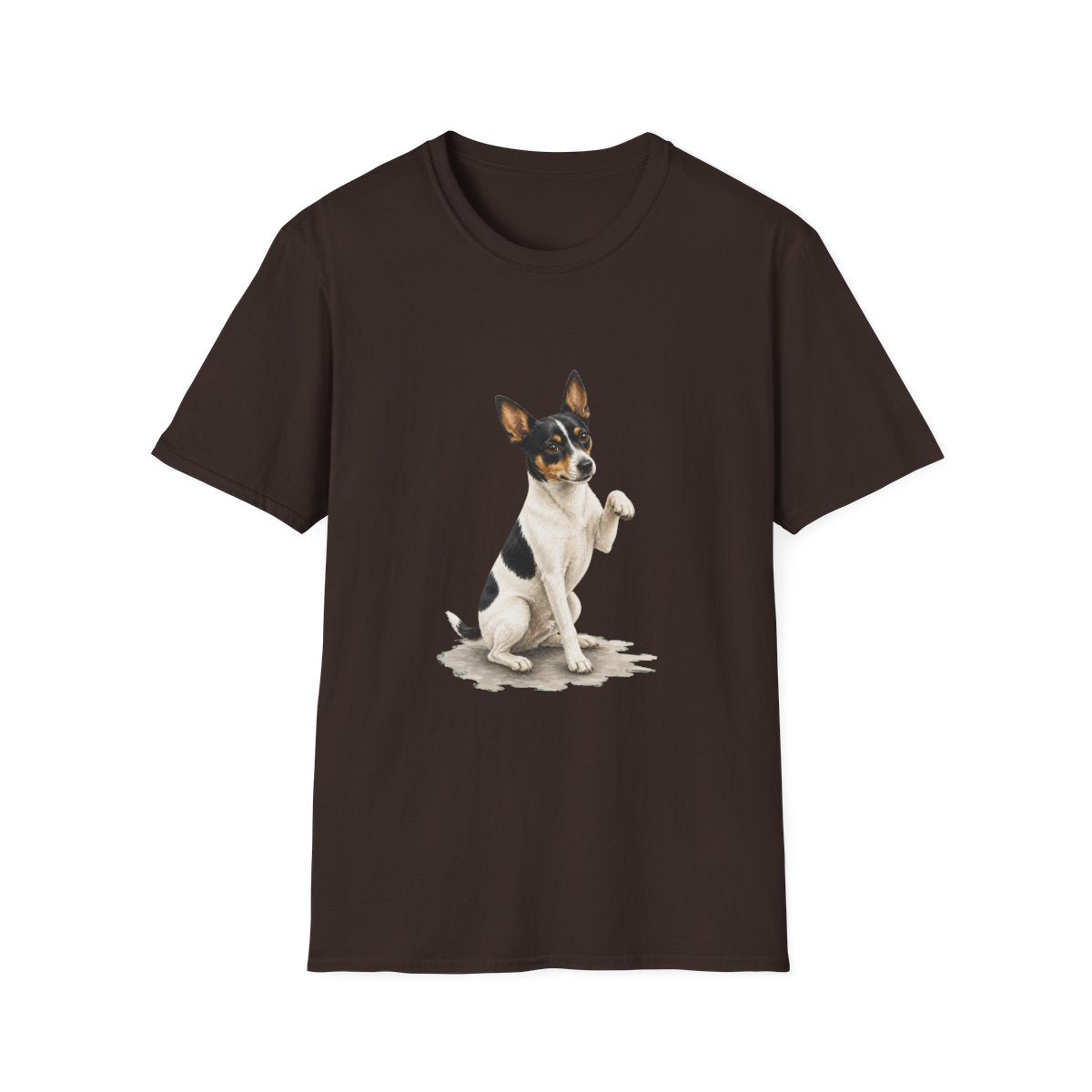 Just One Bite Rat Terrier Tee - Dark Chocolate
