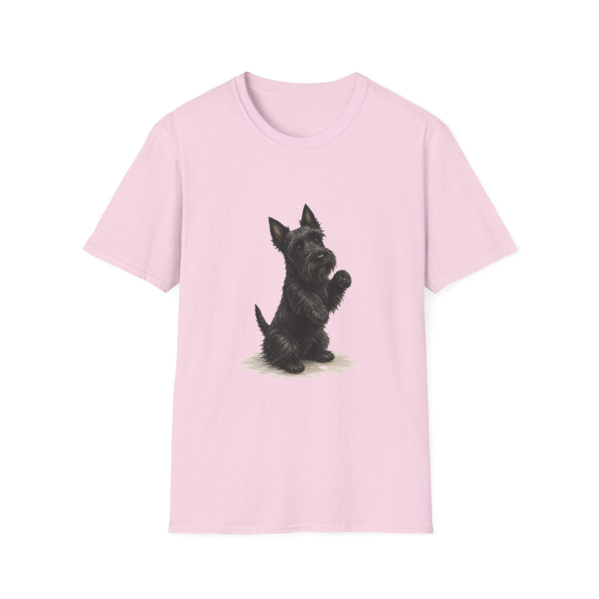 Just One Bite Scottish Terrier Tee - Light Pink
