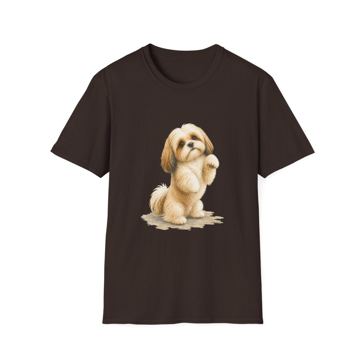 Just One Bite Shih Tzu Tee - Dark Chocolate