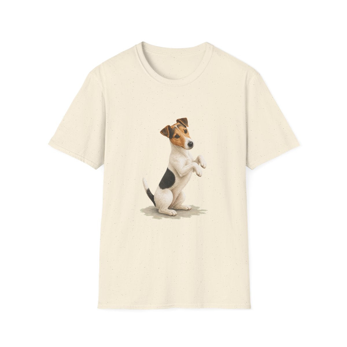 Just One Bite Smooth Fox Terrier Tee - Natural