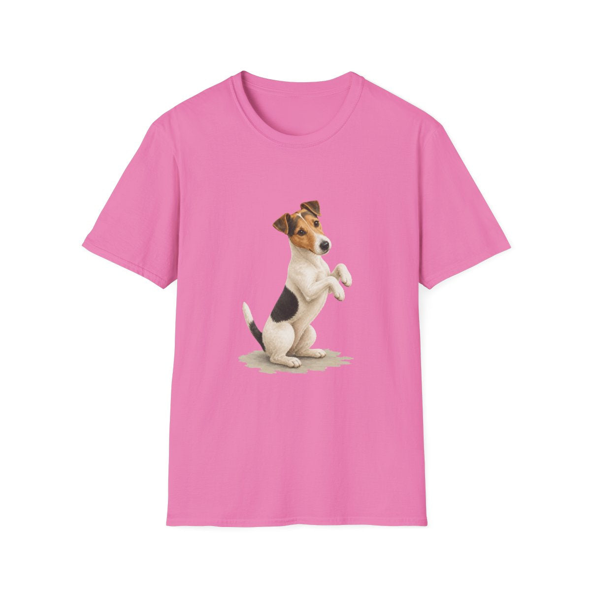 Just One Bite Smooth Fox Terrier Tee - Azalea