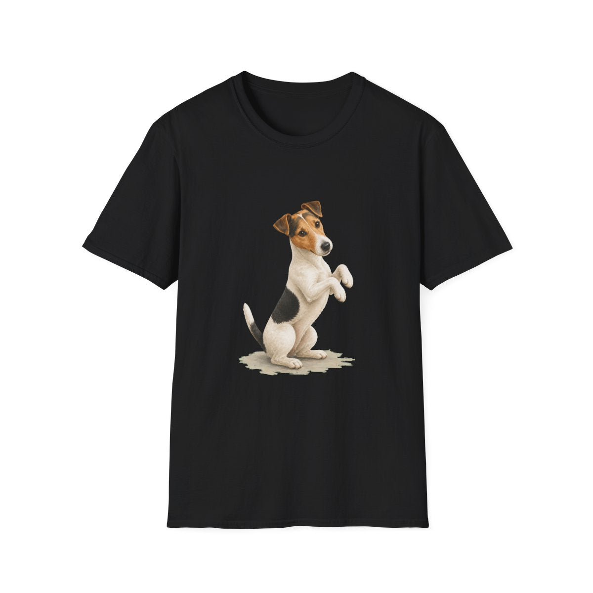 Just One Bite Smooth Fox Terrier Tee - Black