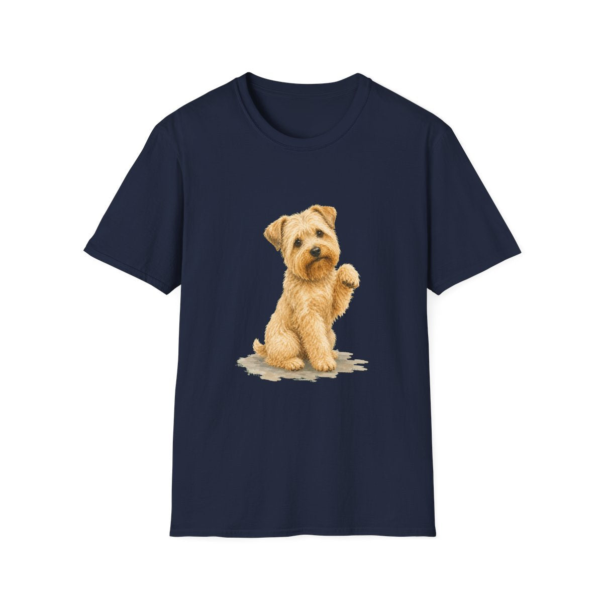 Just One Bite Soft Coated Wheaten Terrier Tee - Navy