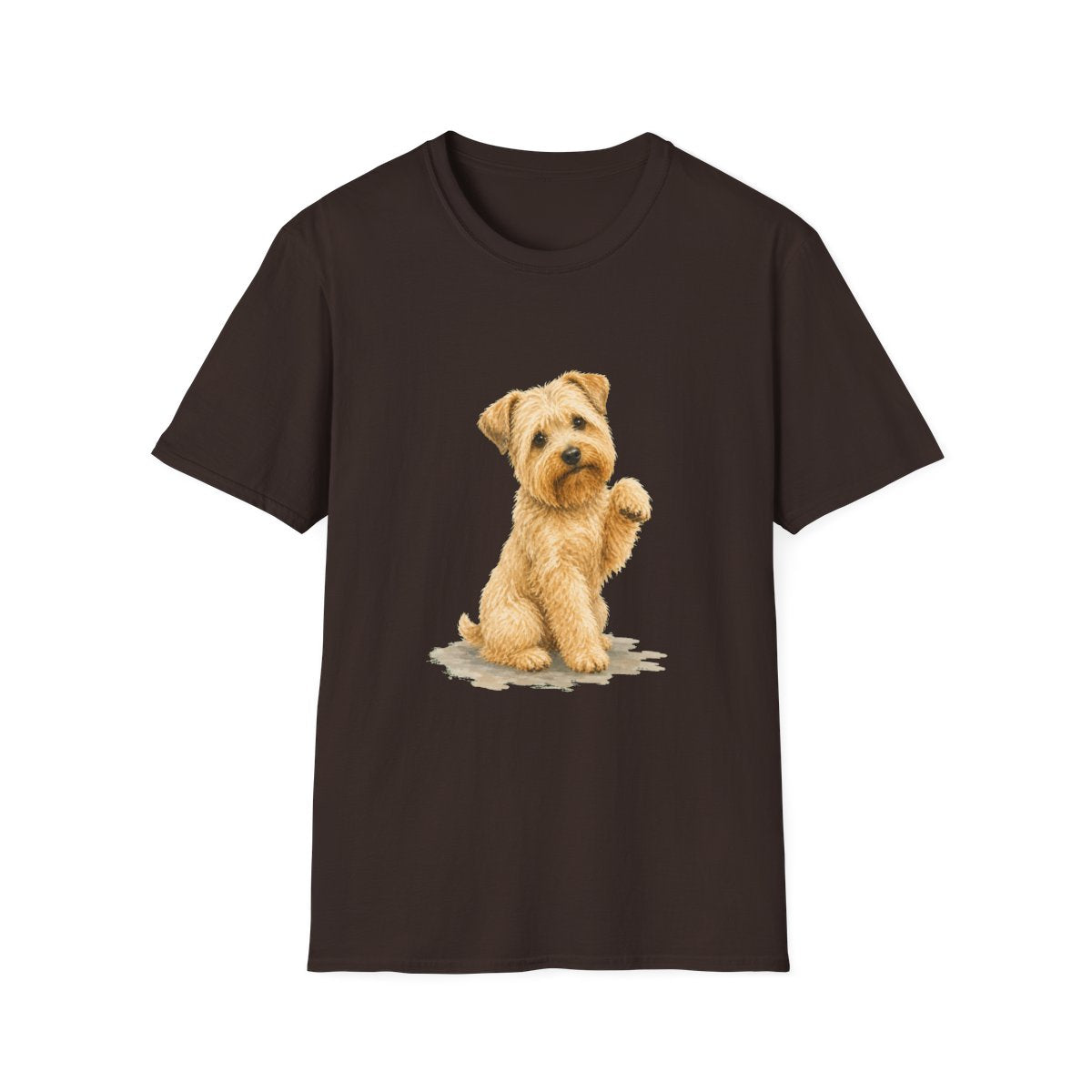 Just One Bite Soft Coated Wheaten Terrier Tee - Dark Chocolate