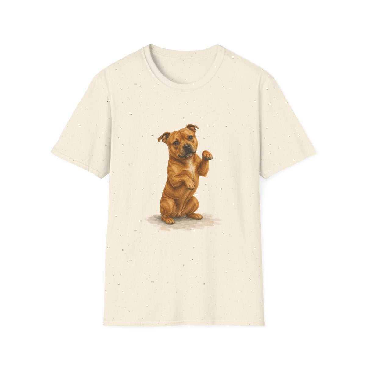 Just One Bite Staffordshire Bull Terrier Tee - Natural