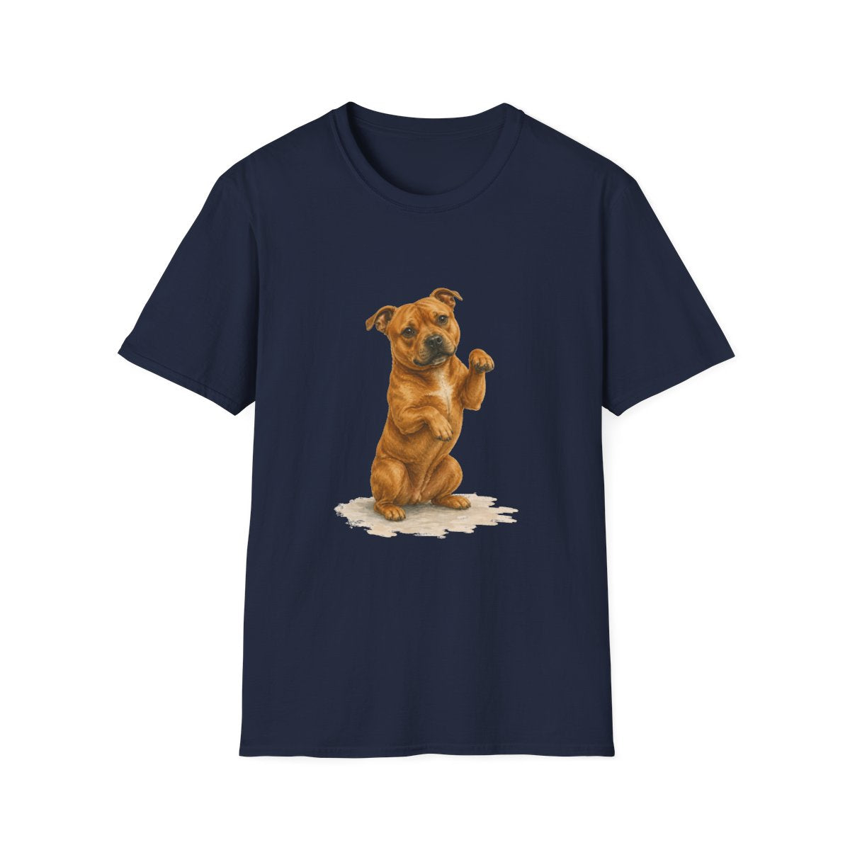 Just One Bite Staffordshire Bull Terrier Tee - Navy