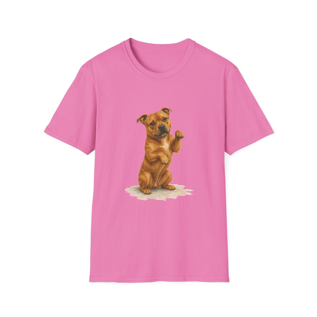 Just One Bite Staffordshire Bull Terrier Tee - Azalea