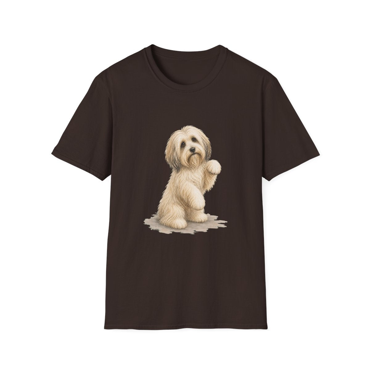 Just One Bite Tibetan Terrier Tee - Dark Chocolate
