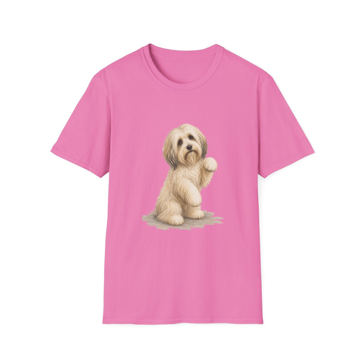Just One Bite Tibetan Terrier Tee - Azalea