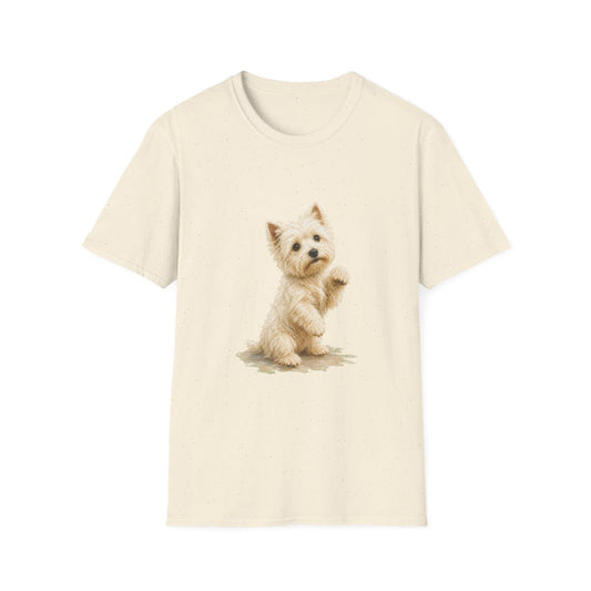 Just One Bite Westie Tee - Natural