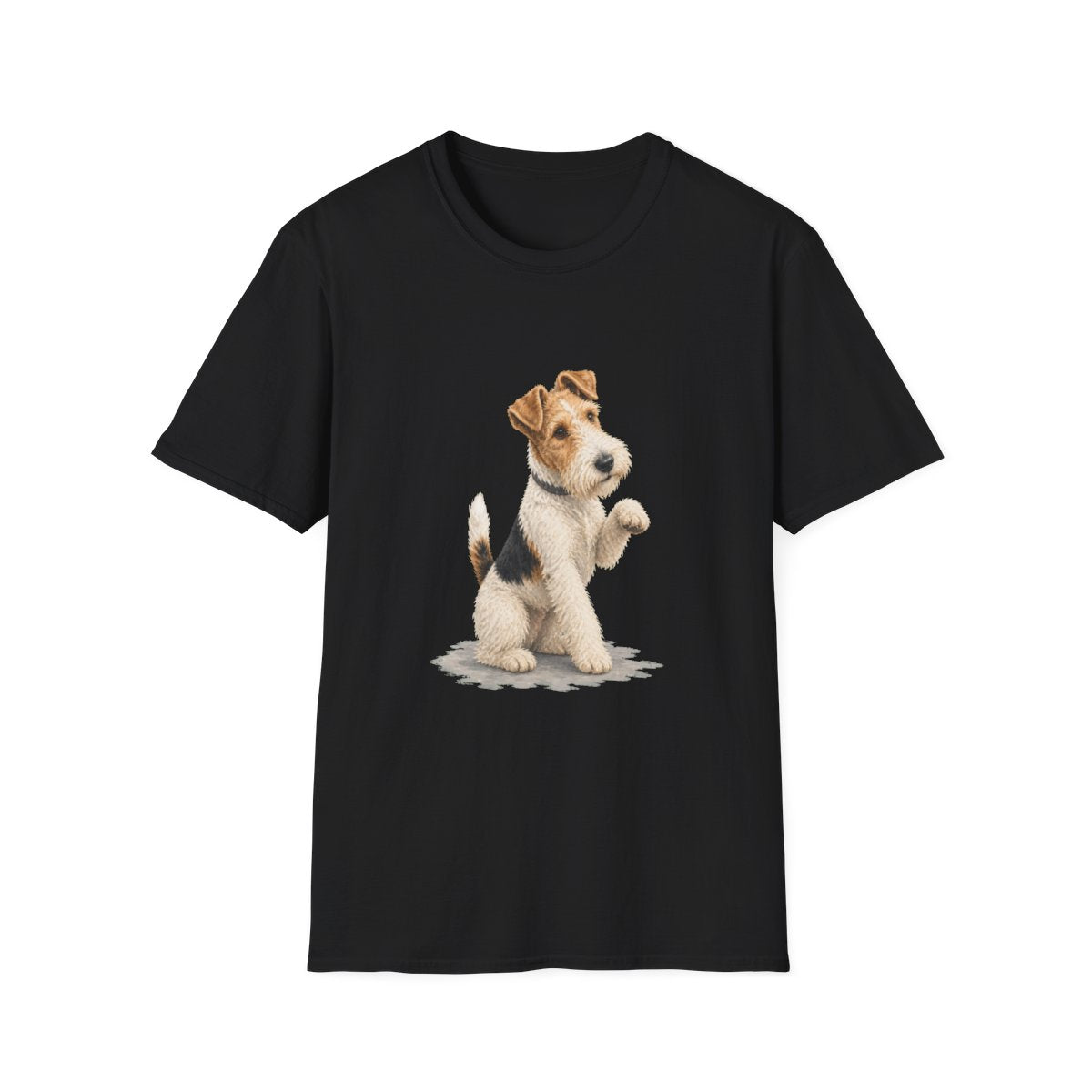 Just One Bite Wire Fox Terrier Tee - Black