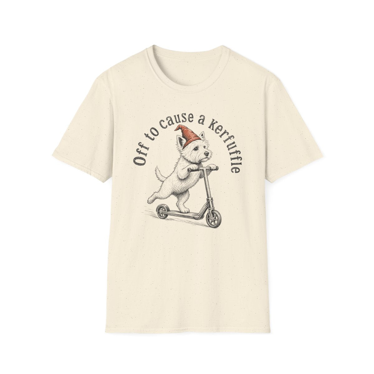 Kerfuffle Westie Tee - Natural
