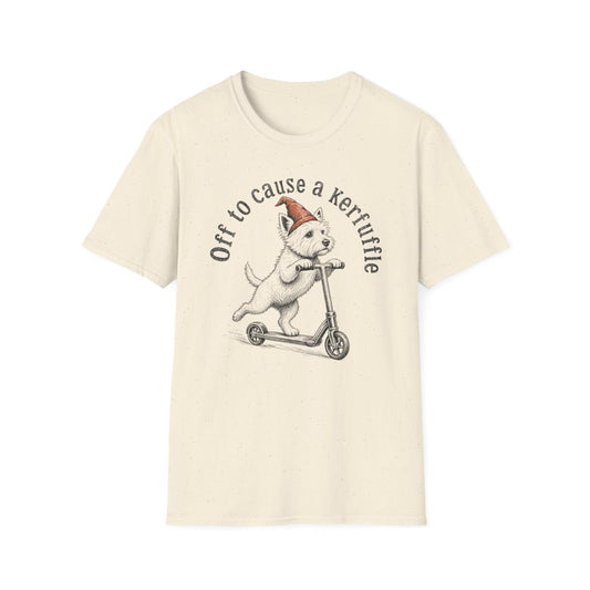 Kerfuffle Westie Tee - Natural