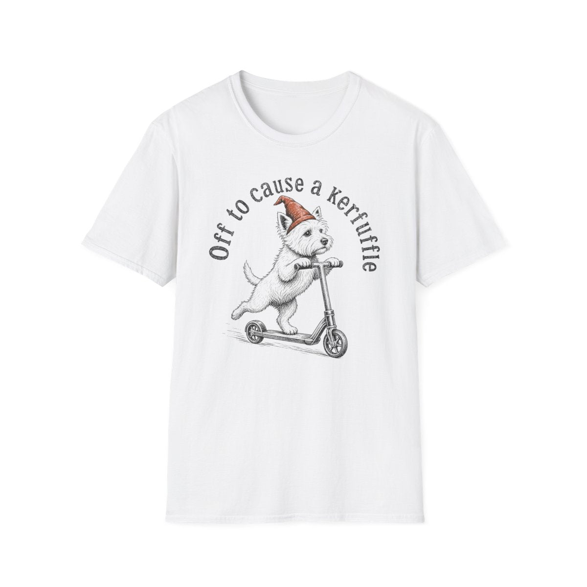 Kerfuffle Westie Tee - White