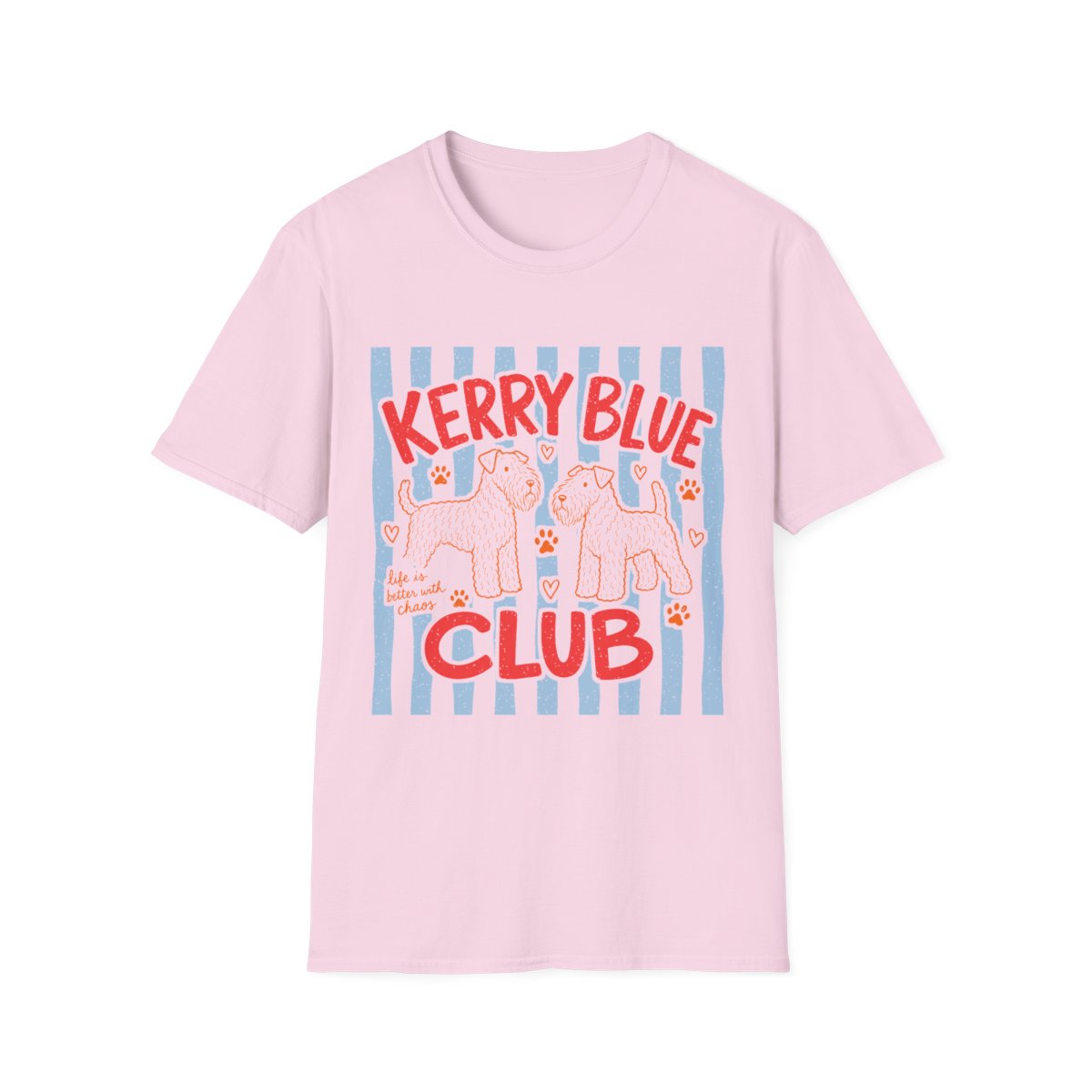 Kerry Blue Club Tee - Light Pink