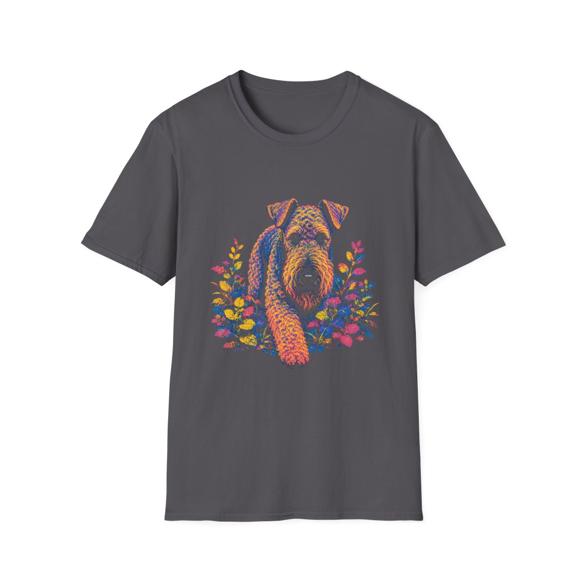 Kerry Blue Terrier Bold Spirit Tee - Charcoal