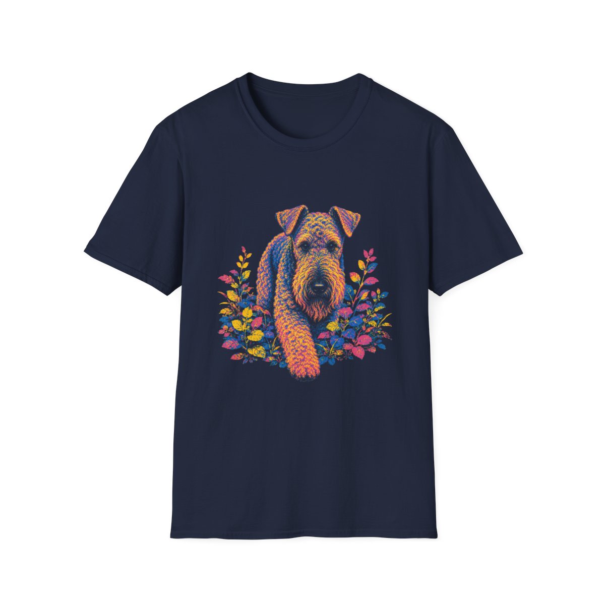 Kerry Blue Terrier Bold Spirit Tee - Navy