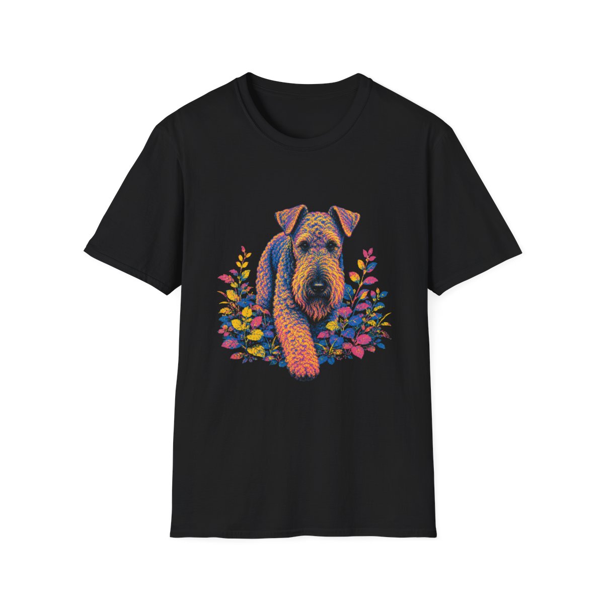 Kerry Blue Terrier Bold Spirit Tee - Black