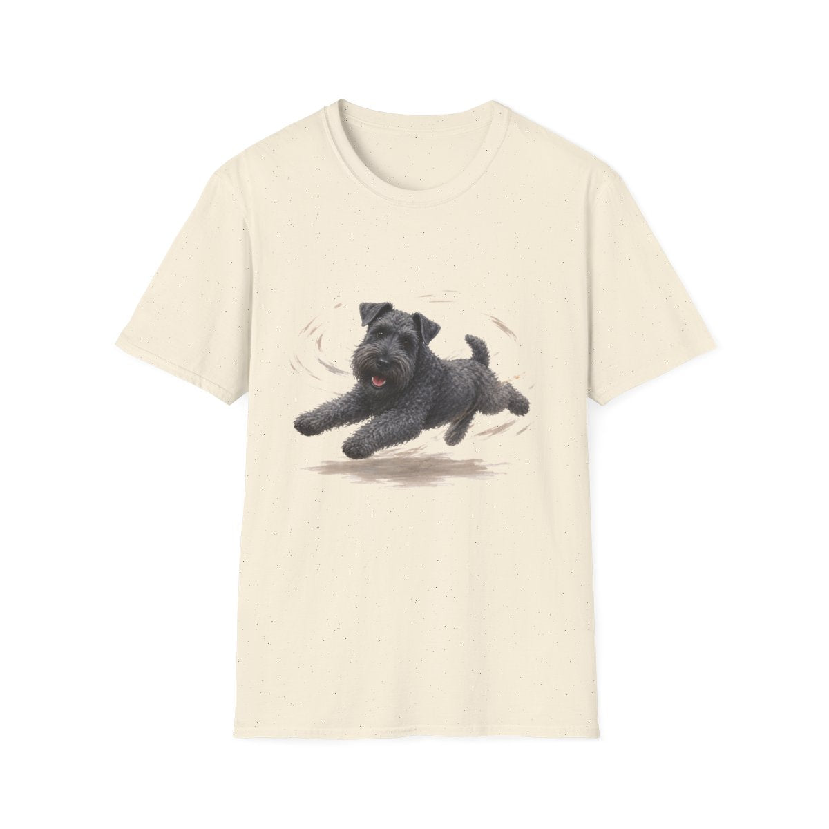 Kerry Blue Terrier Certified Zoomies Champion Tee - Natural