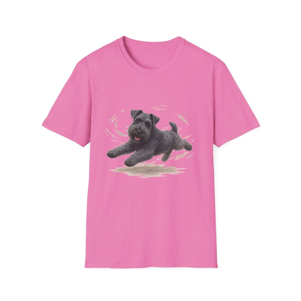 Kerry Blue Terrier Certified Zoomies Champion Tee - Azalea