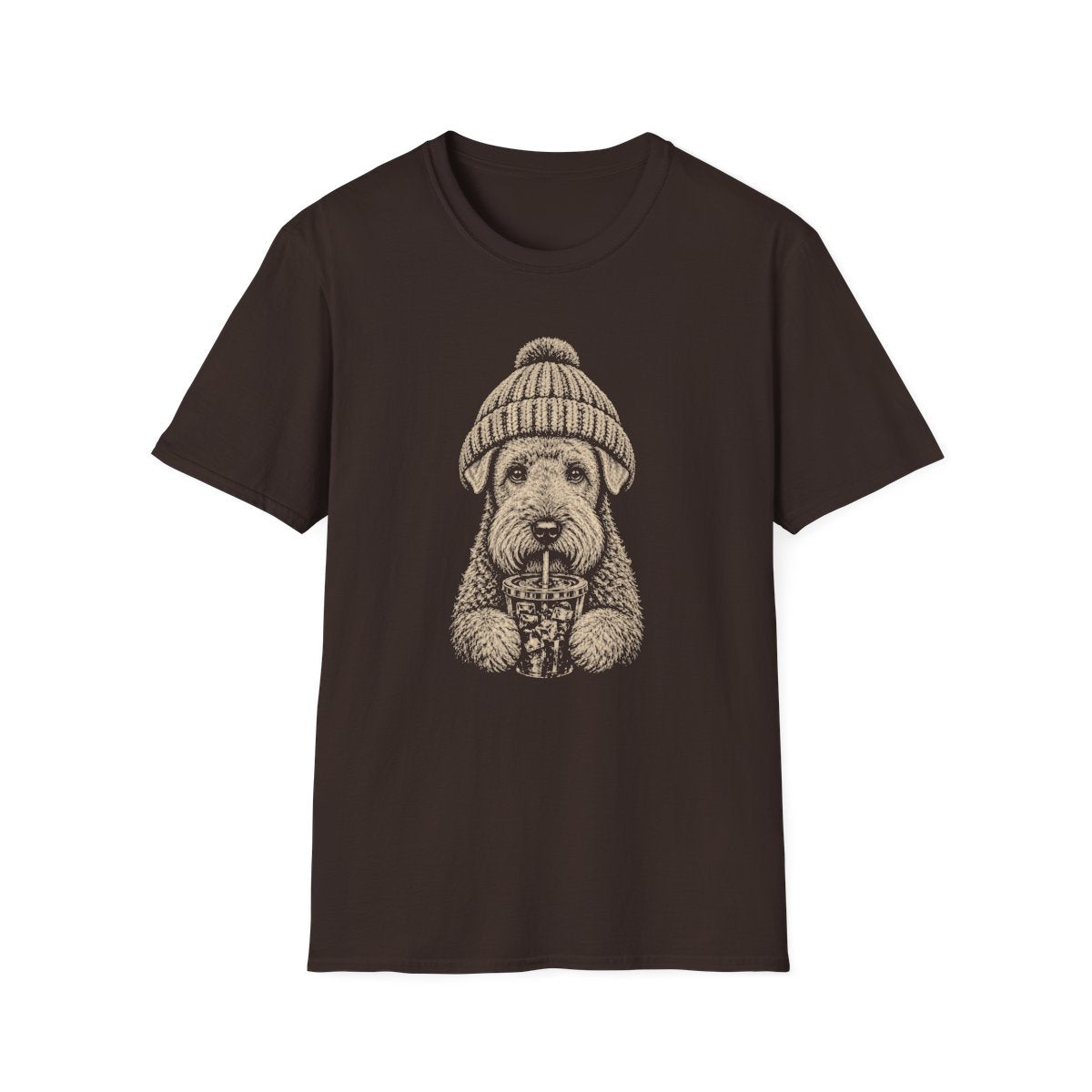Kerry Blue Terrier Cold Brew Tee - Dark Chocolate