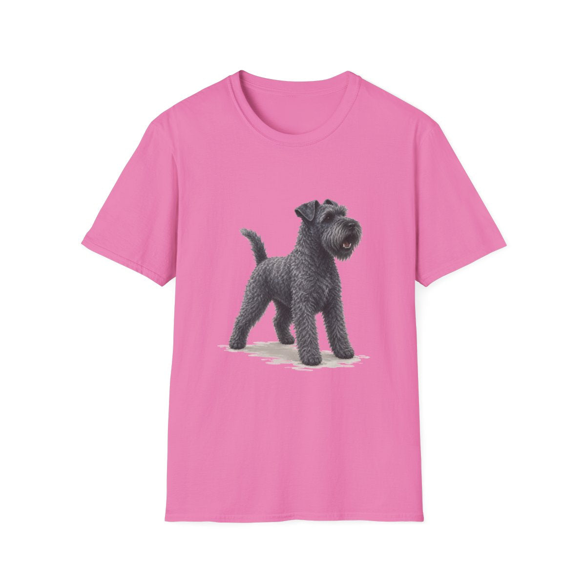 Kerry Blue Terrier Head Of Security Tee - Azalea