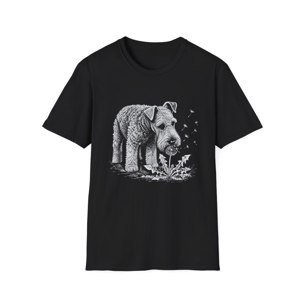Kerry Blue Terrier Make A Wish Tee - Black