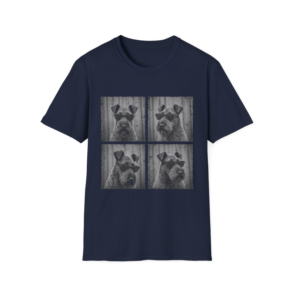 Kerry Blue Terrier Photo Booth Tee - Navy