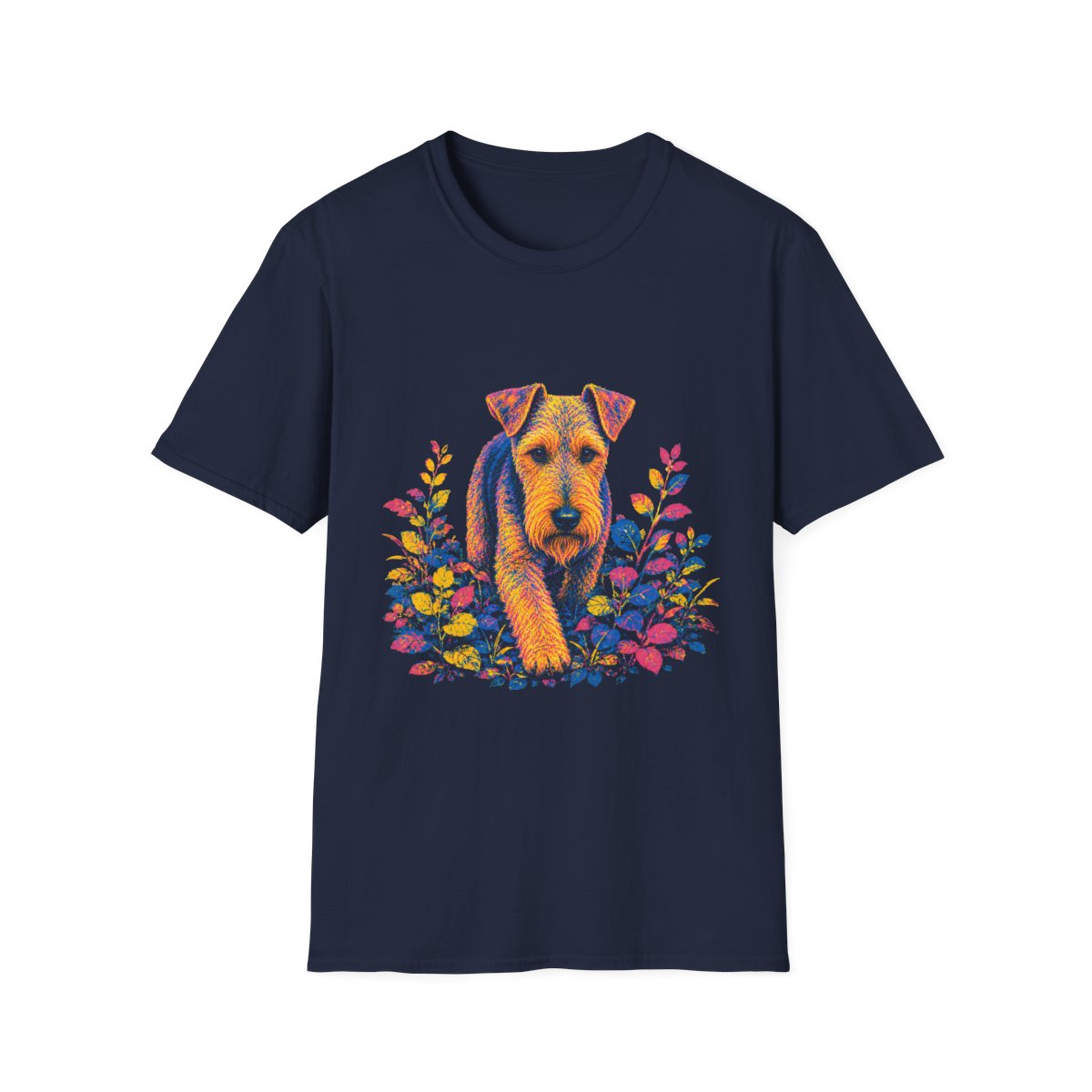 Lakeland Terrier Bold Spirit Tee - Navy