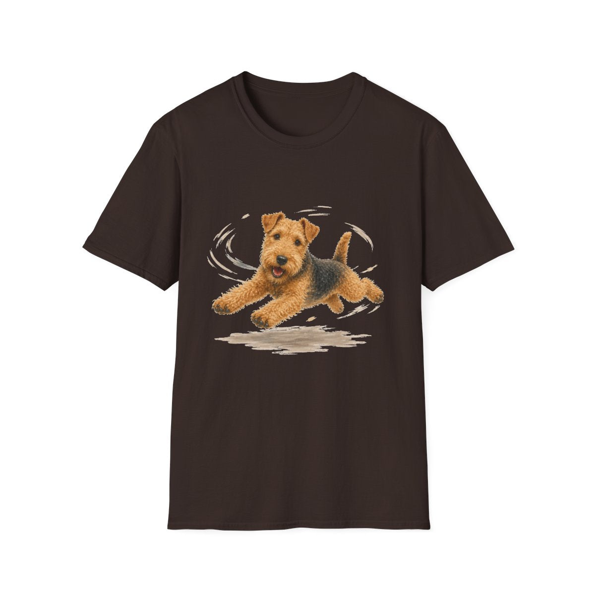 Lakeland Terrier Certified Zoomies Champion Tee - Dark Chocolate