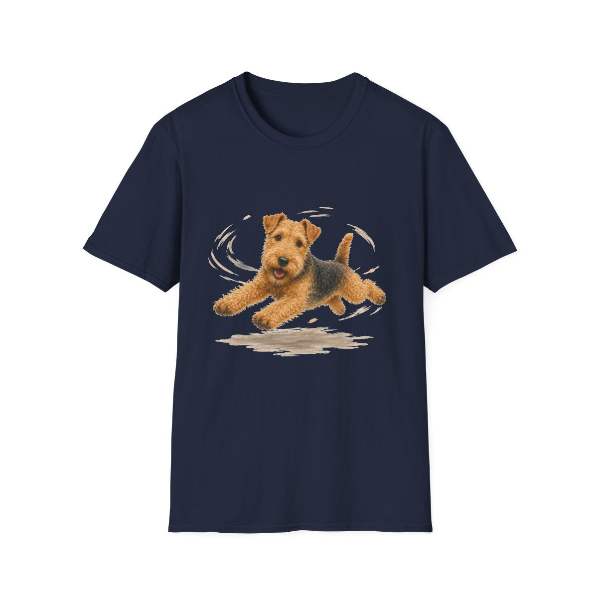 Lakeland Terrier Certified Zoomies Champion Tee - Navy