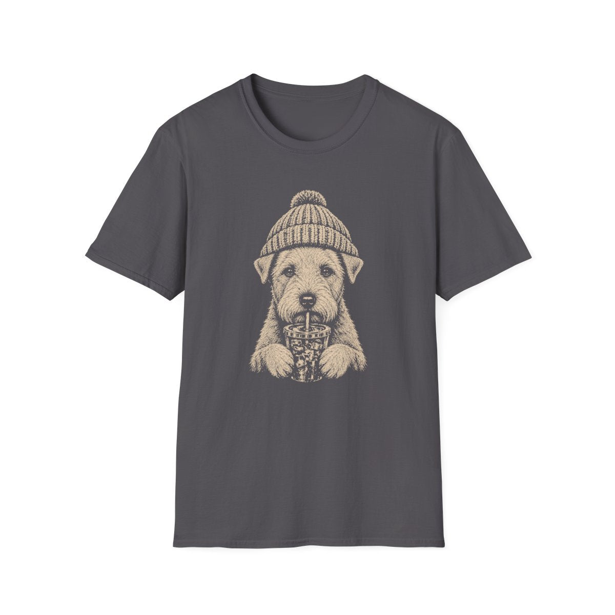 Lakeland Terrier Cold Brew Tee - Charcoal