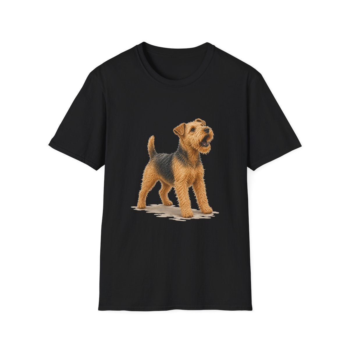Lakeland Terrier Head Of Security Tee - Black