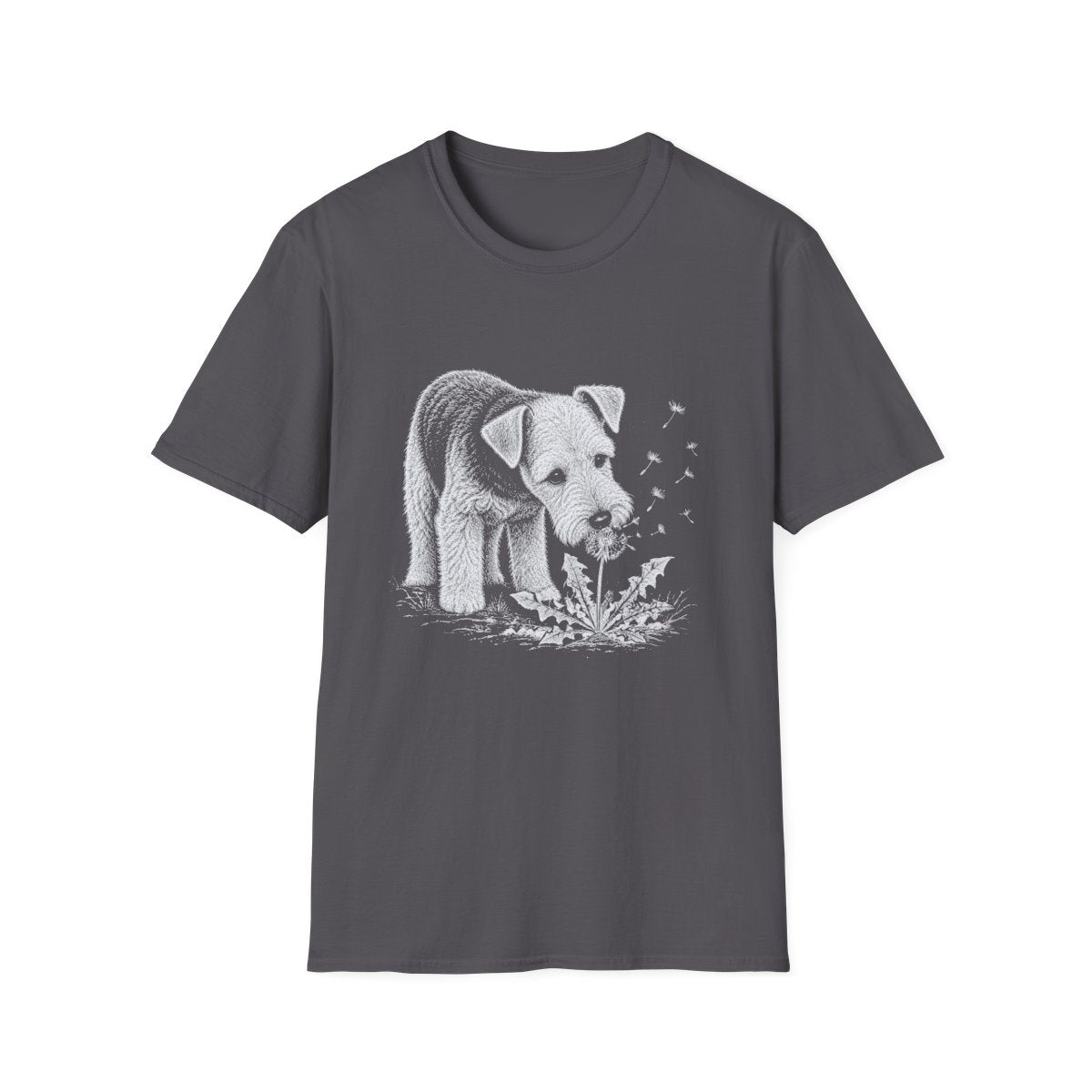 Lakeland Terrier Make A Wish Tee - Charcoal