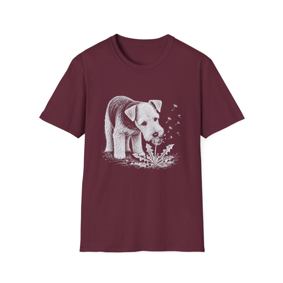 Lakeland Terrier Make A Wish Tee - Maroon