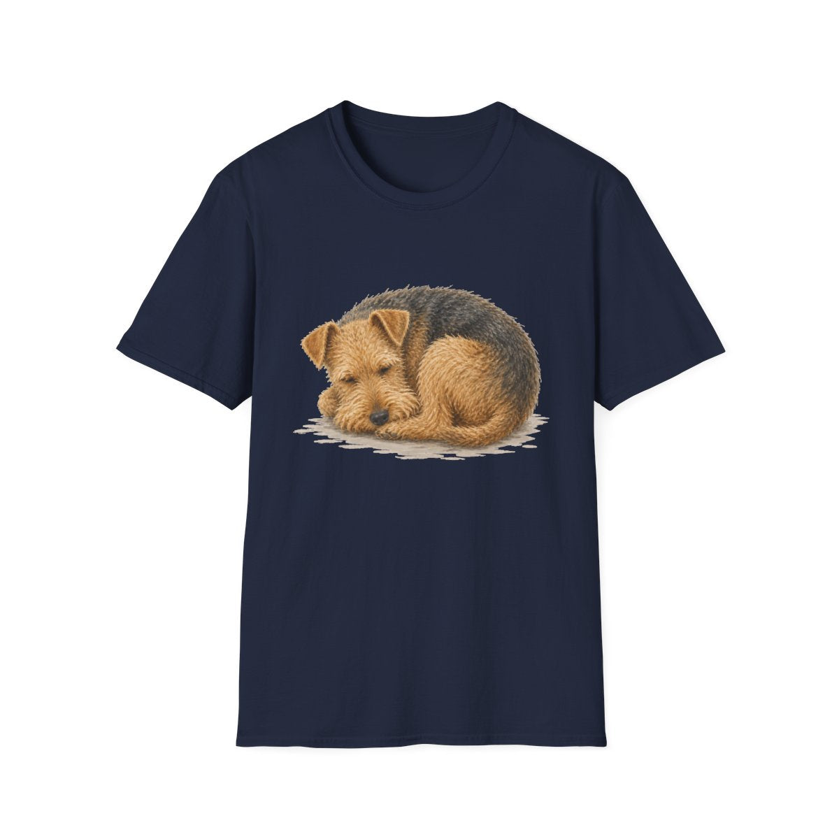 Lakeland Terrier Rest At Last Tee - Navy