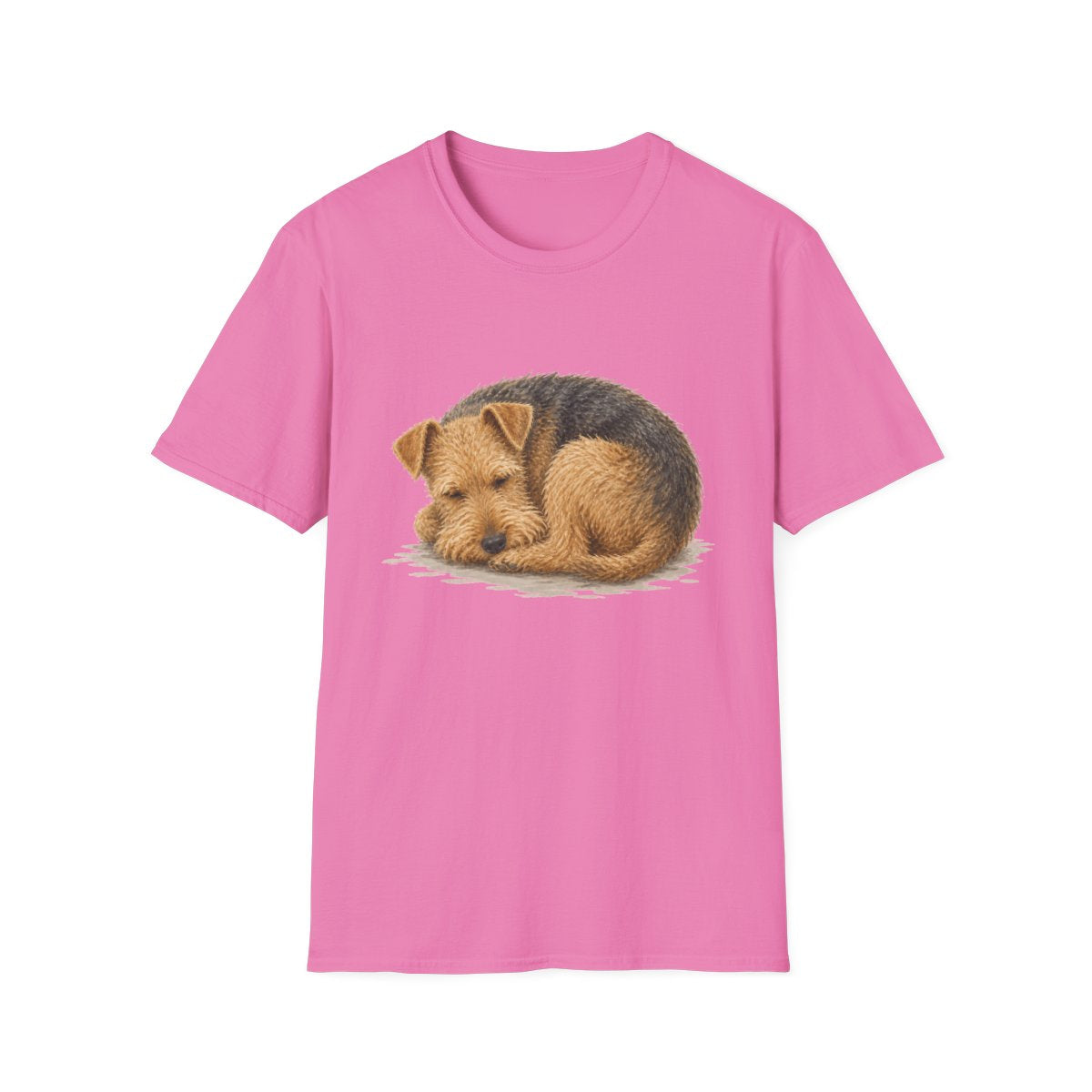 Lakeland Terrier Rest At Last Tee - Azalea