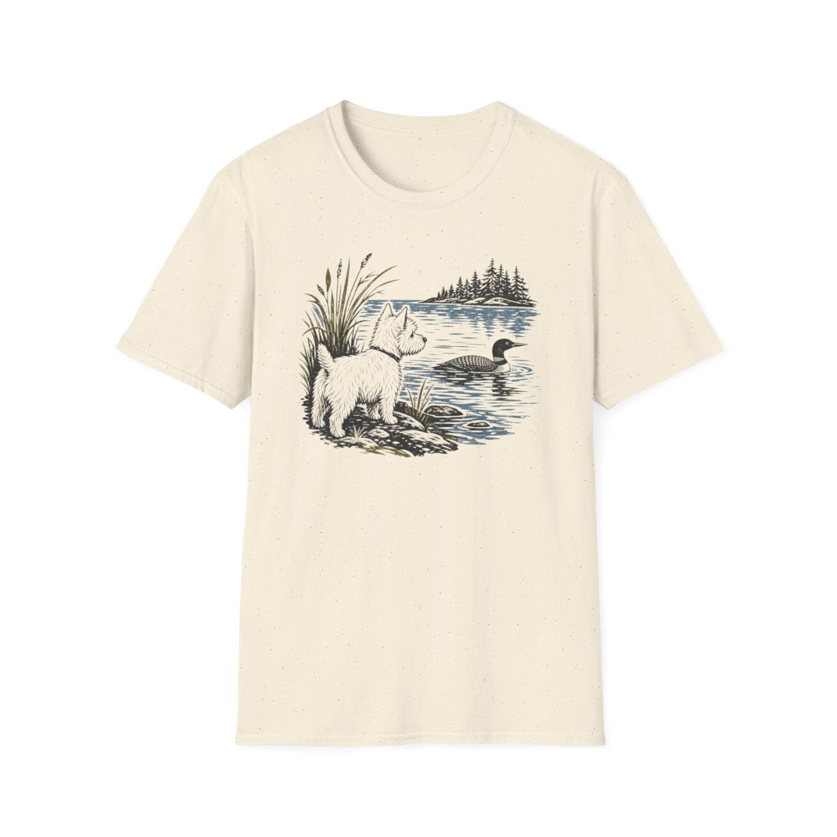Lakeside Westie Tee - Natural