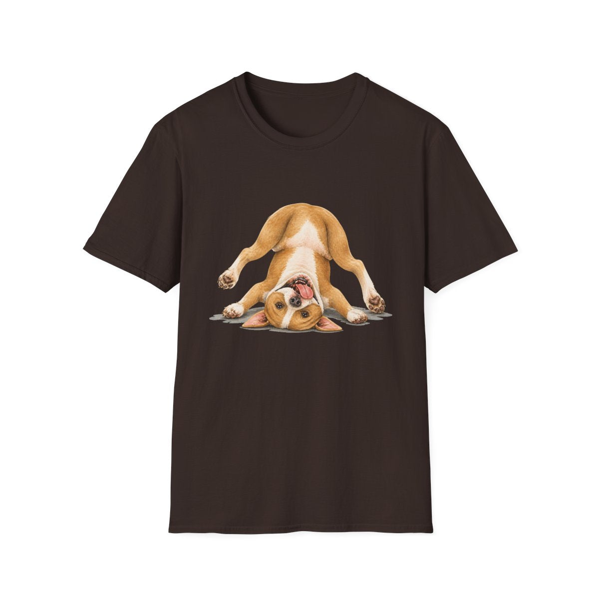Living My Best Life American Pit Bull Terrier Tee - Dark Chocolate