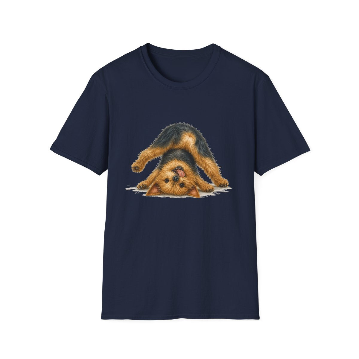 Living My Best Life Australian Terrier Tee - Navy