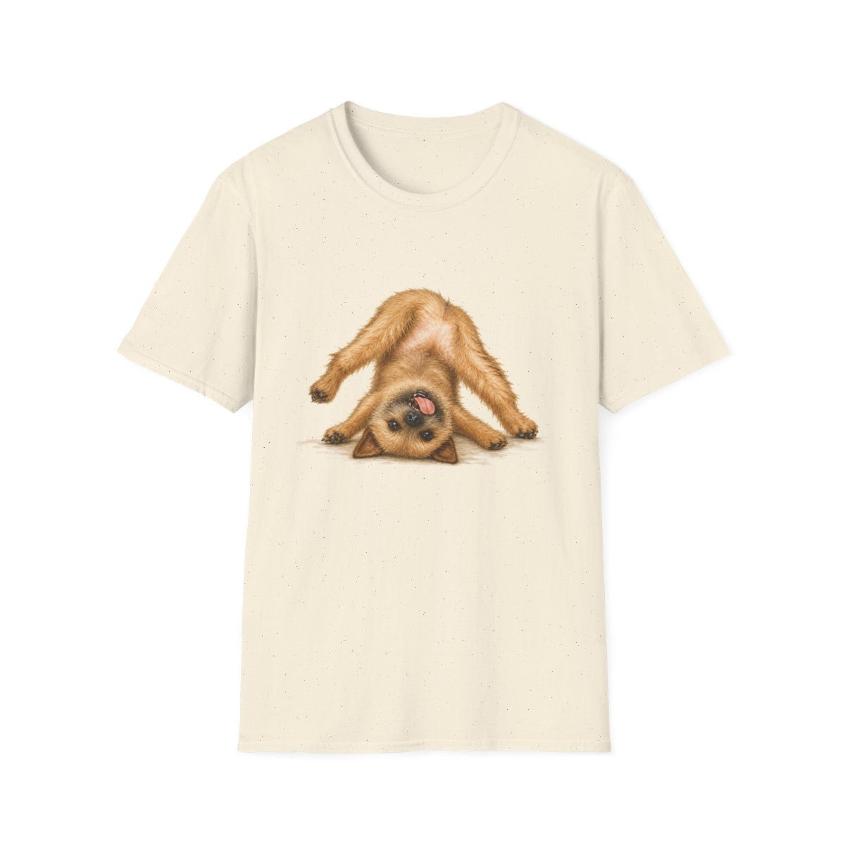 Living My Best Life Border Terrier Tee - Natural