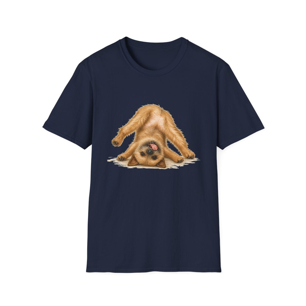 Living My Best Life Border Terrier Tee - Navy