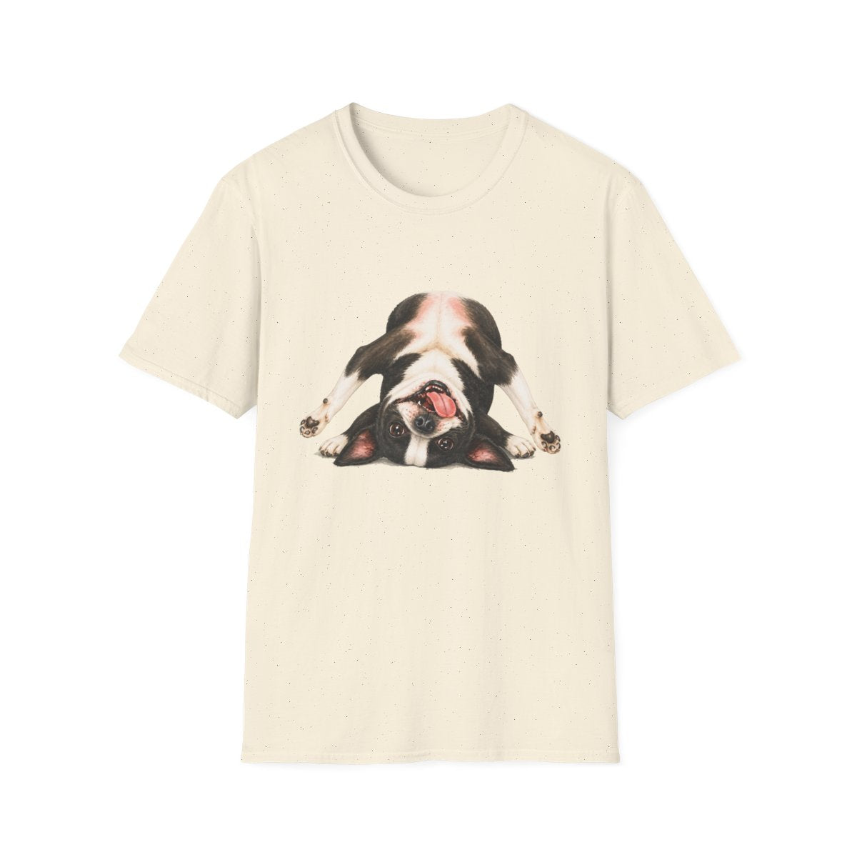 Living My Best Life Boston Terrier Tee - Natural