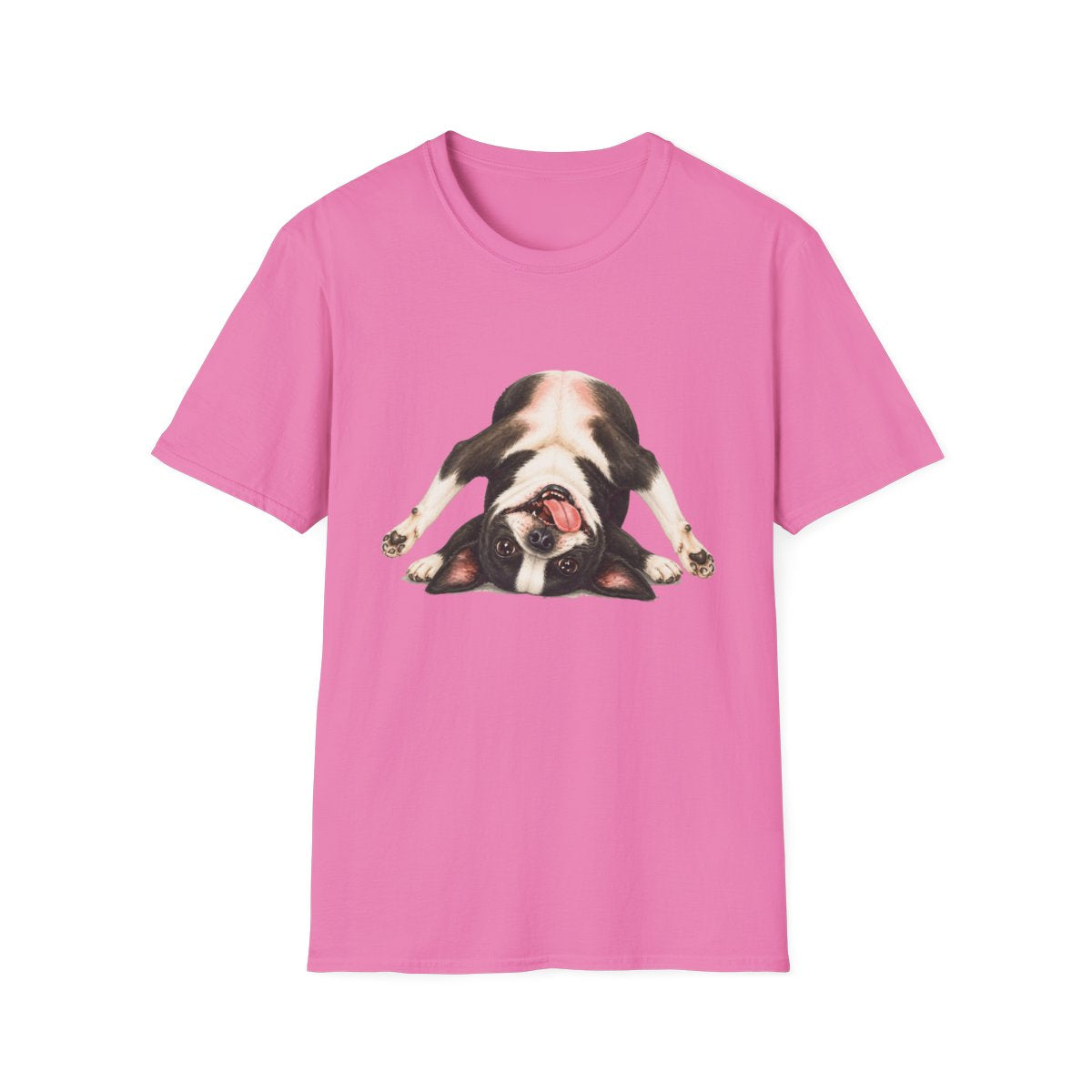 Living My Best Life Boston Terrier Tee - Azalea