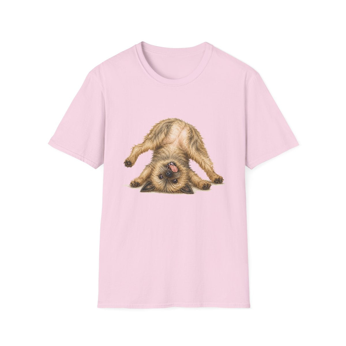 Living My Best Life Cairn Terrier Tee - Light Pink