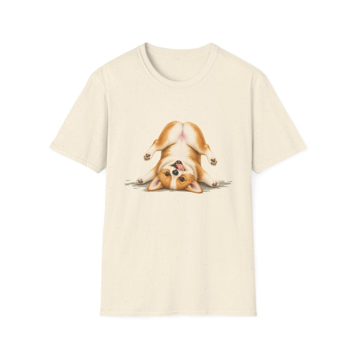 Living My Best Life Corgi Tee - Natural